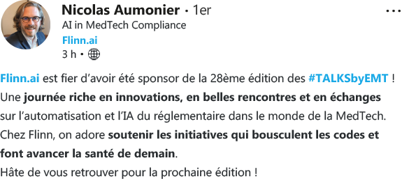 Commentaire sponsor TALKS! 2025